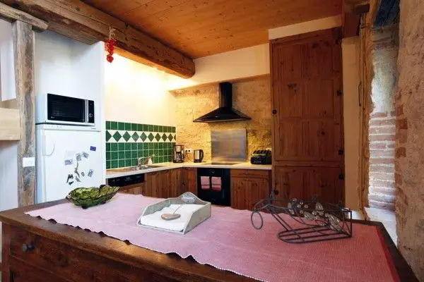 Kitchen of Cantou Paouruc Kitchen of Cantou Paouruc